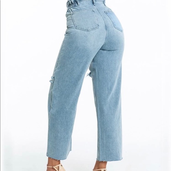 High waisted ripped jeans - Picture 2 of 4